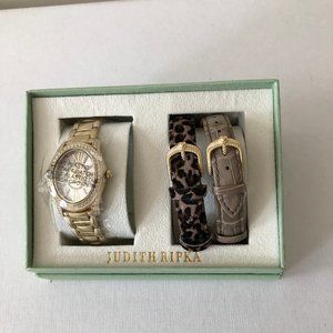 Judith Ripka "3-in-1"Bracelet Watch